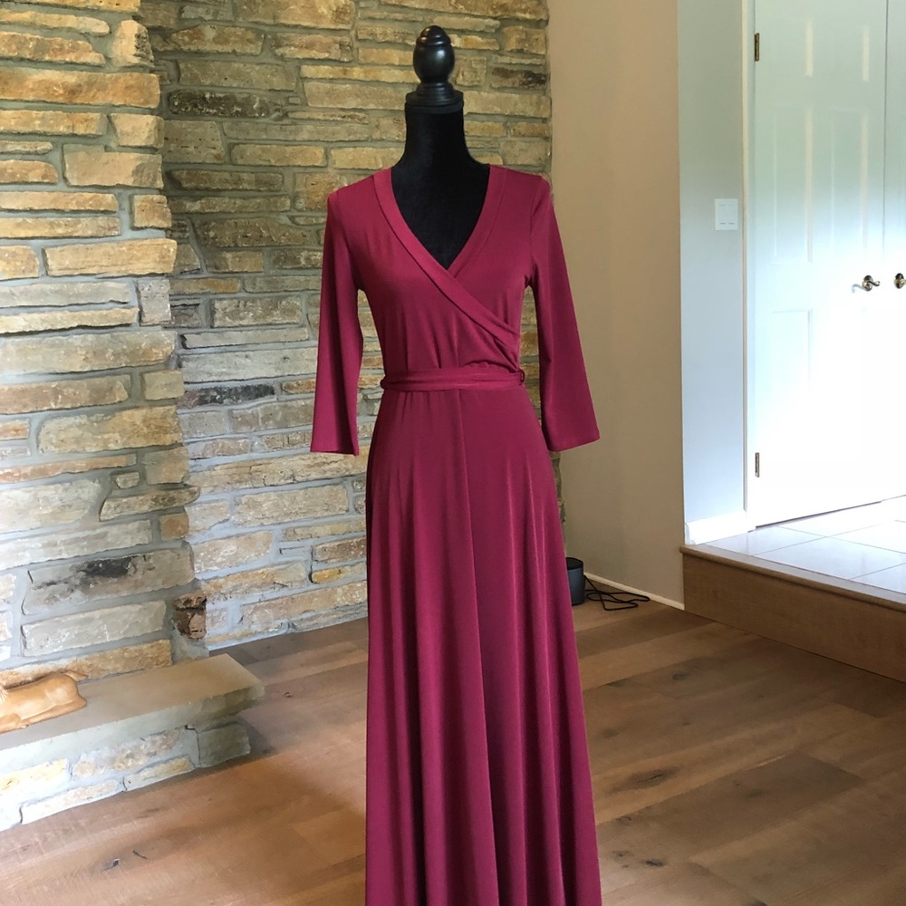 Burgundy Maxi Dress